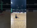 試合後の練習での一コマ