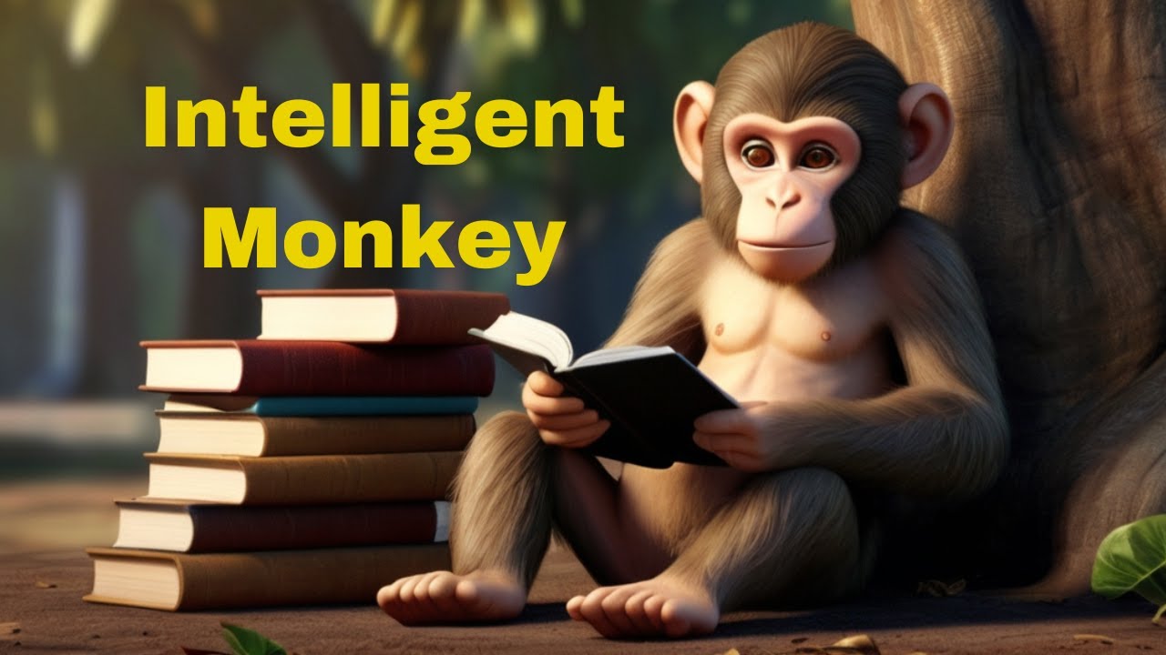 The Intelligent Monkey - A Fun Learning Story for Kids ! video by step ...