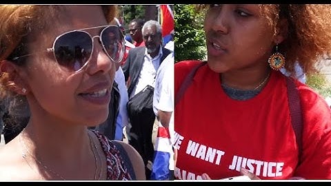 Zara and Feruz: Eritreans Voices at the June 26 Demo in support of the UN COI Report