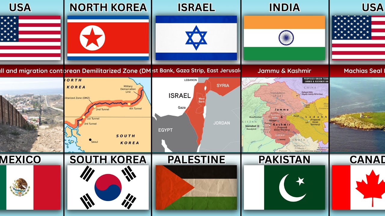 The Most Disputed Borders in the World | International Conflict Zones