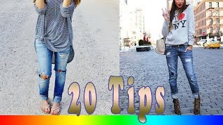 20 Style Tips On How To Wear Distressed Denim