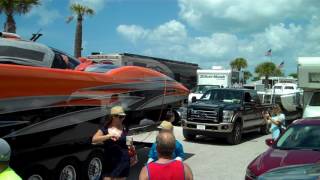 Boat pits July 2nd Lido Beach Sarasota, Florida POWERBOAT