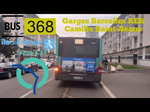 Bus 368 Ratp man lion's city Le Trajet Entre Garges Sarcelles RER ...