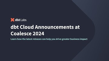 Coalesce Updates with Anouar Hnini, dbt Labs (Paris dbt Meetup Vol. 5)