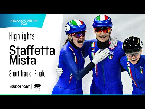 Video ?CAPOLAV-ORO Italia! Lo short track si tinge d'azzurro ad Assago | #MilanoCortina2026