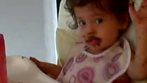 Taylor Eating Cupcake