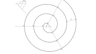 How to draw a involute of a triangle