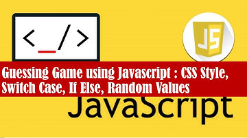 Javascript Code  Guessing Game using Javascript Switch Case, If Else and CSS Styles, Math.random