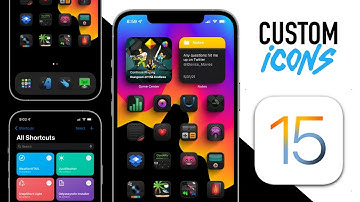 How To Make Custom Icons On iOS 15 - No Banners / No Notifications