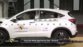 Euro NCAP - Crash Test of Honda HR V 2015 / 5 star safety rating