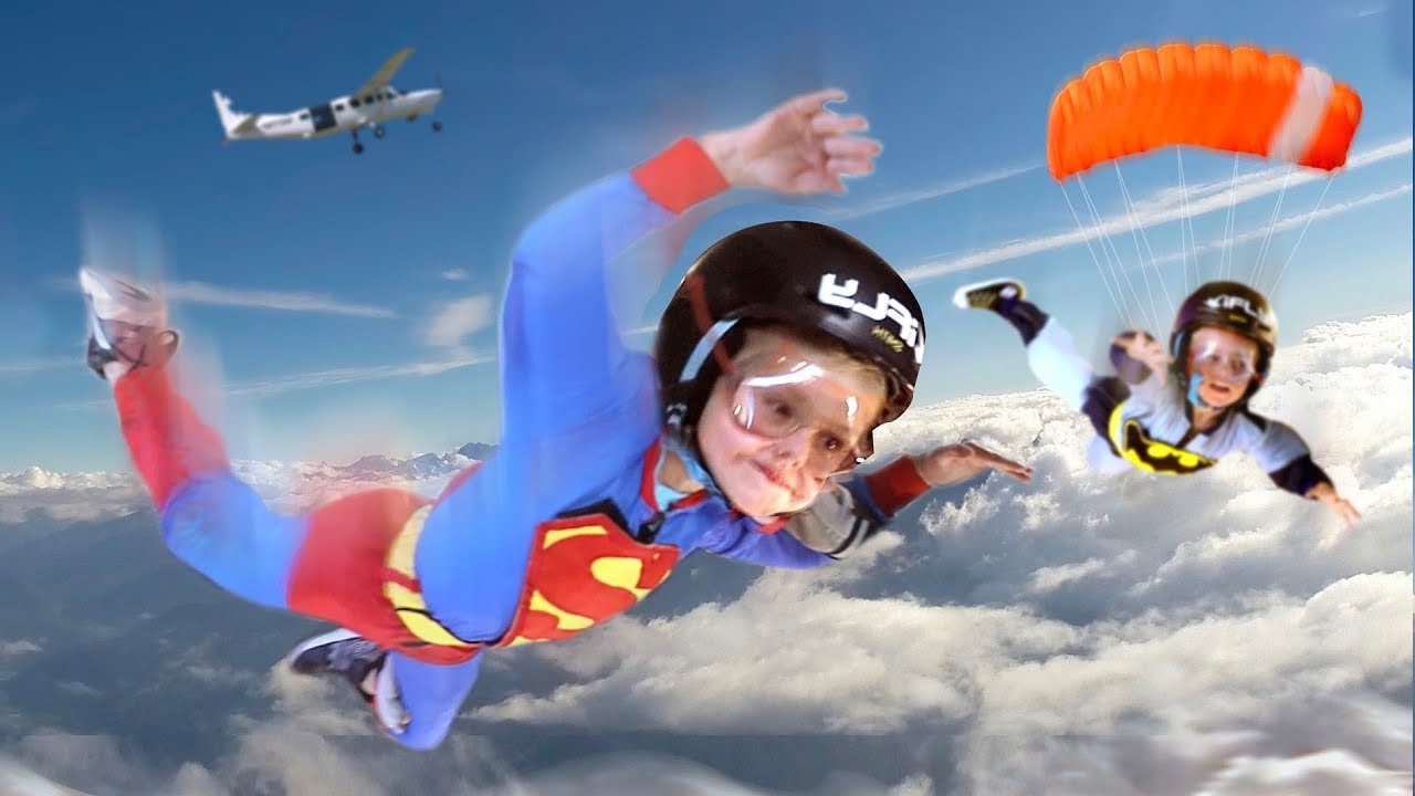 KIDS GO SKYDIVING BEFORE BACK TO SCHOOL! YouTube