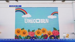 'The Unicorn' Mural Goes Up In Melrose Area