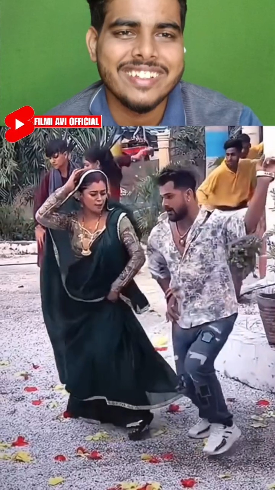 Kalam Chaba gaini Song | Khesari Lal Yadav \u0026 Dimple Singh Shooting Reaction Video | #shorts #remix