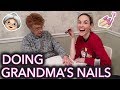 Painting My Grandma's Nails (she thinks we're on National Television)