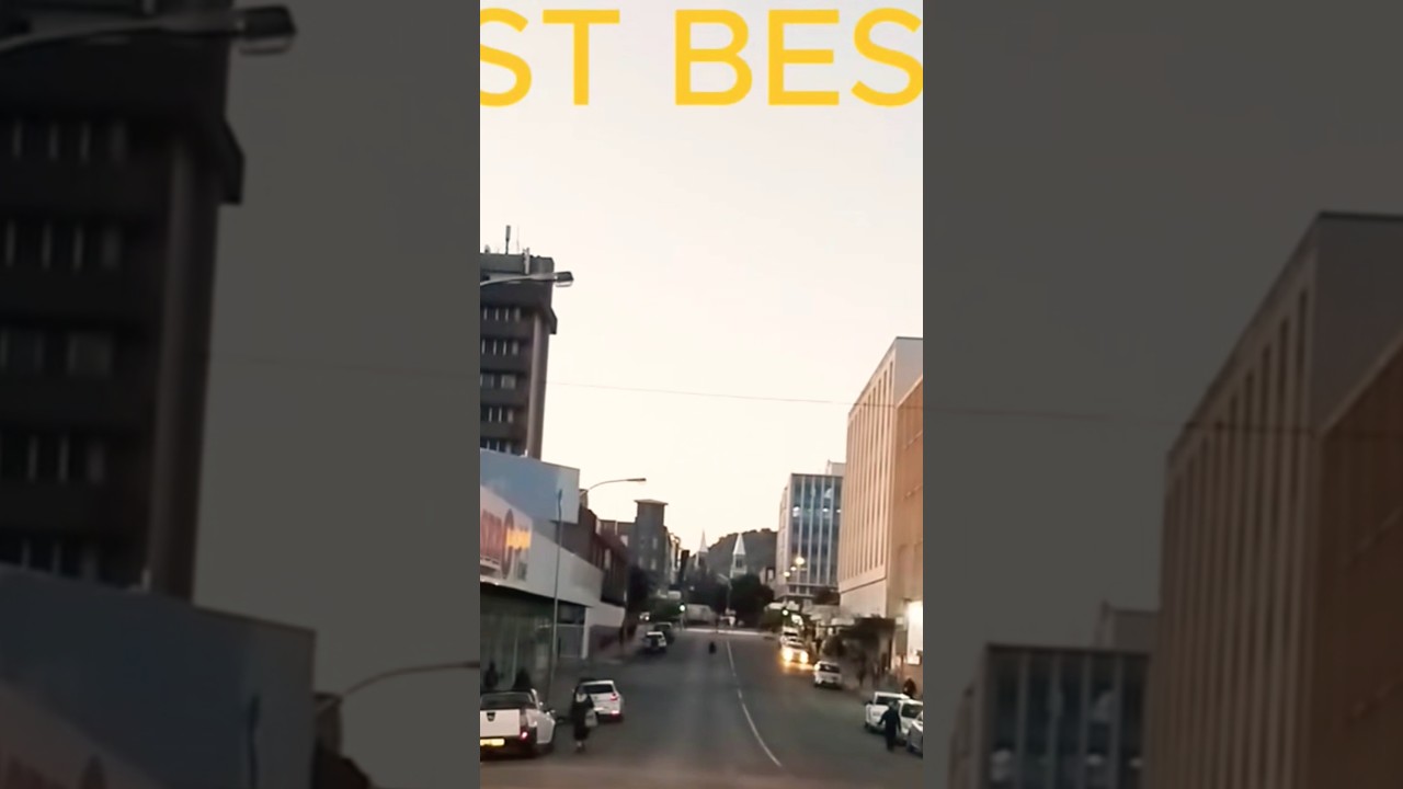 Night Drive Around Bloemfontein South Africa Listening to 