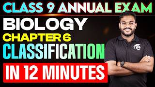 Chapter 6 | CLASSIFICATION IN 12 MINUTES | Class 9 Biology | Eduport