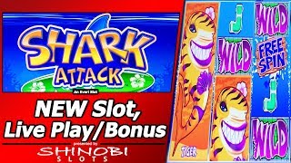 Shark Attack Slot - Live Play, Free Spins and Picking Bonus in New Everi game screenshot 3