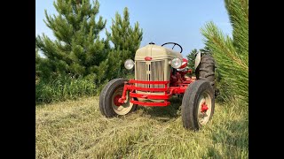 Mid Summer Weekend Chores With The Ford 8N! Brush-Hog Mowing & Final Plot Discing