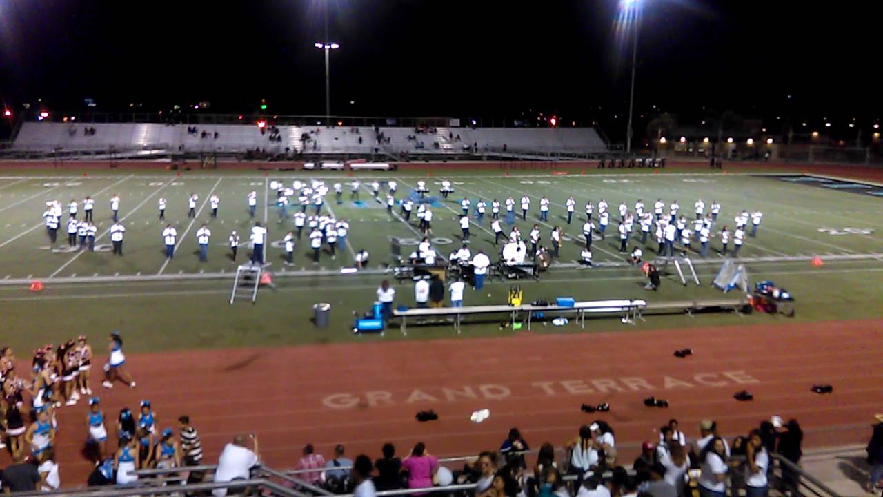 Grand terrace high school marching band 8/26 YouTube
