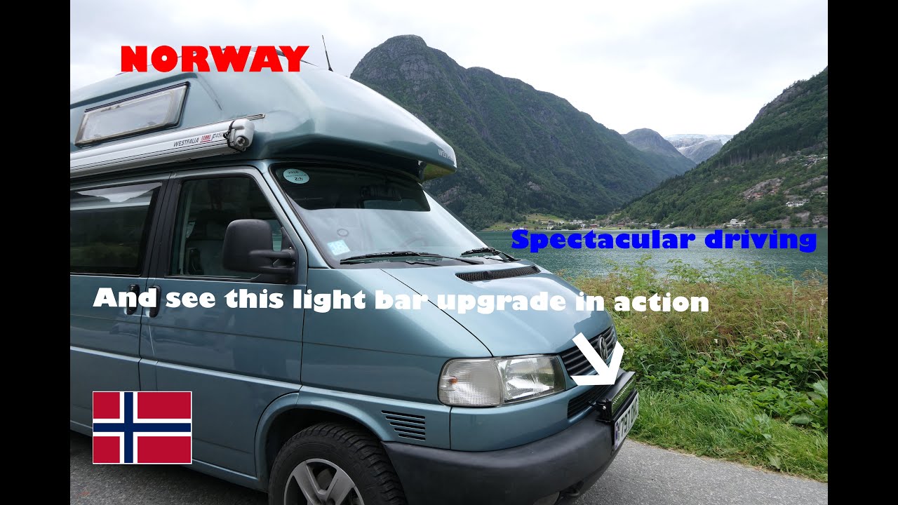 Norway changing your plans for weather   long tunnels, lighting upgrade, waterfalls glacial lakes