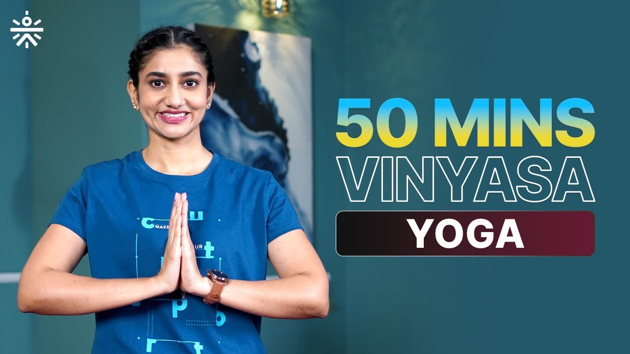 50 Mins Vinyasa Yoga | Vinyasa  Yoga for Beginners | Yoga At Home | Yoga Routine| @cult.official