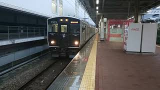 【博多駅・817系・普通ワンマン】817系VG109＋817系VG2005普通ワンマン直方行発車シーン