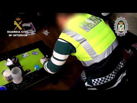 Cinco registros domiciliarios dan al traste con un servicio de 'Telecoca' en el Condado