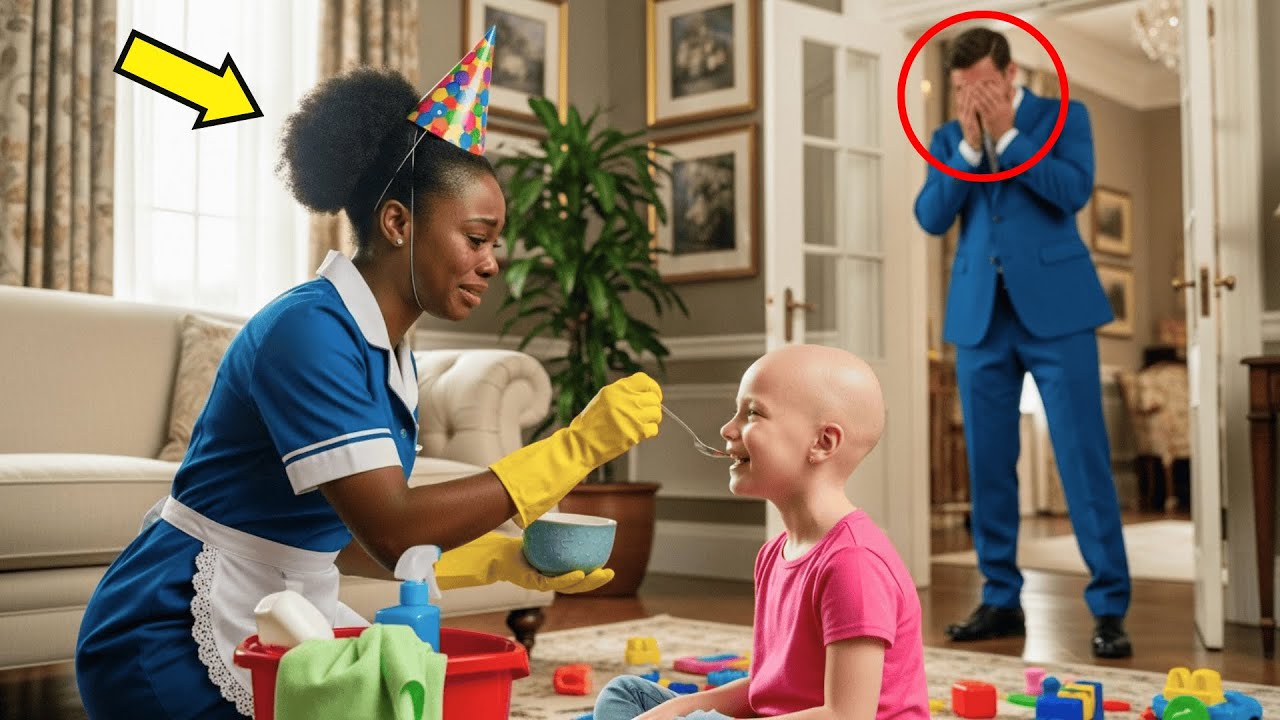 De zoon van de miljonair had nog drie maanden te leven — wat de meid deed liet vader huilen