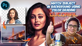 Adobe Photoshop How to Match Subject in Background using Color Grading