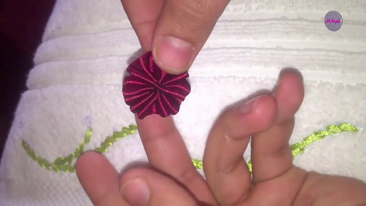 بشرائط الساتان\فكرة للعرائس طريقة تزيين فوط العادية الى فوط تركي