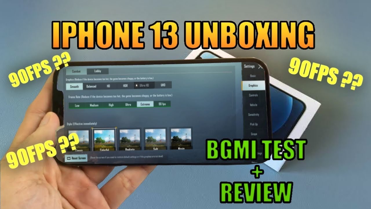 IPHONE 13 BGMI GAMEPLAY | GRAPHICS | 90FPS ? | REVIEW FOR GAMING | COMPETITIVE SCENE?? | LAUNCH TEST