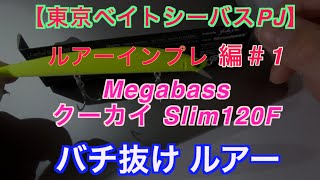メガバスルアー★Cookai SLIM120Fインプレ：重心移動12gのF★バチ抜けルアーに。スリムミノーの新たなる規範。クーカイが逆風を突く!!【ボクらのルアー 編＃1 by東京ベイトシーバスPJ】