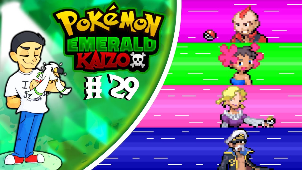 THE ELITE FOUR!! ⚔️4️⃣ Let's Play Pokemon Emerald Kaizo! (Part 29