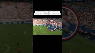 England’s goal was a result of the ball hitting the camera cable #england #worldcup