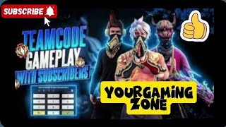 Your Gaming Zone is live || Free fire live rankpush with subscriber