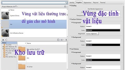 Tạo thư viện vật liệu và vật liệu mới