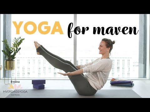 Video: Yoga Til Slankende Mave Og Sider