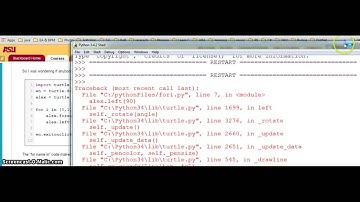 for loop and turtle graphics