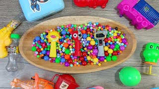 Asmr Video Of Bathing Sprunki Action Figure With Rainbow Balls In Character Candy Container