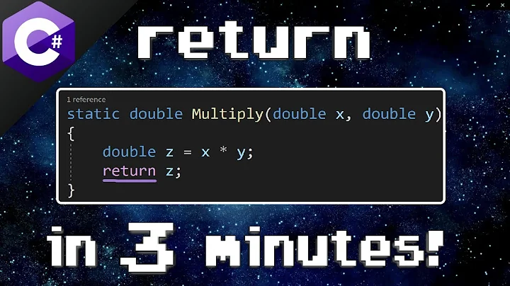 C# return keyword ↩️
