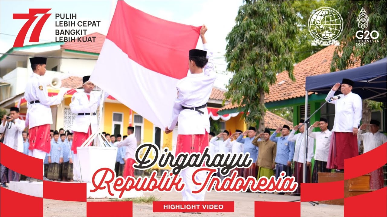 Upacara Dirgahayu Republik Indonesia Ke-77 | Khas Kempek Cirebon