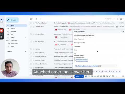 Automate Purchase Orders from Email to Entry