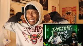 Bossman Dlow "Kreepin Through The Streetz " Freestyle | REACTION (Get In With Me)