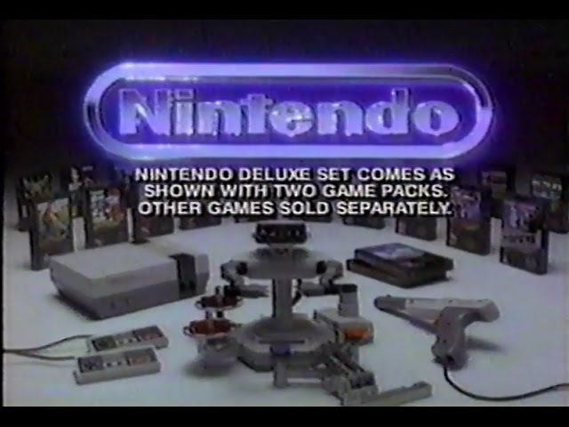 Nintendo Entertainment System Deluxe Set Commercial Christmas NES