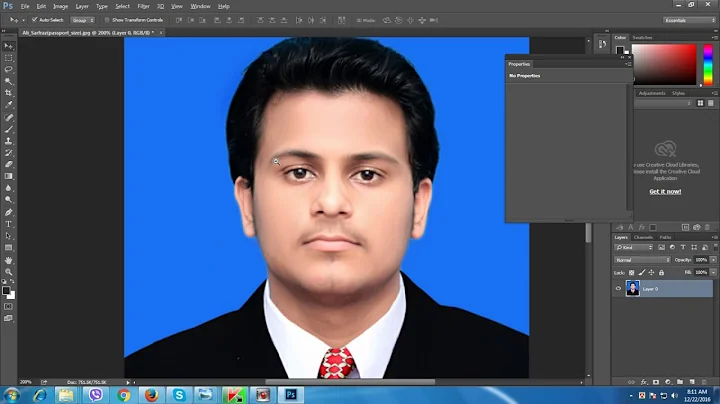 How to  Change Background color in Photoshops6 and CC tutorial (Bangla)