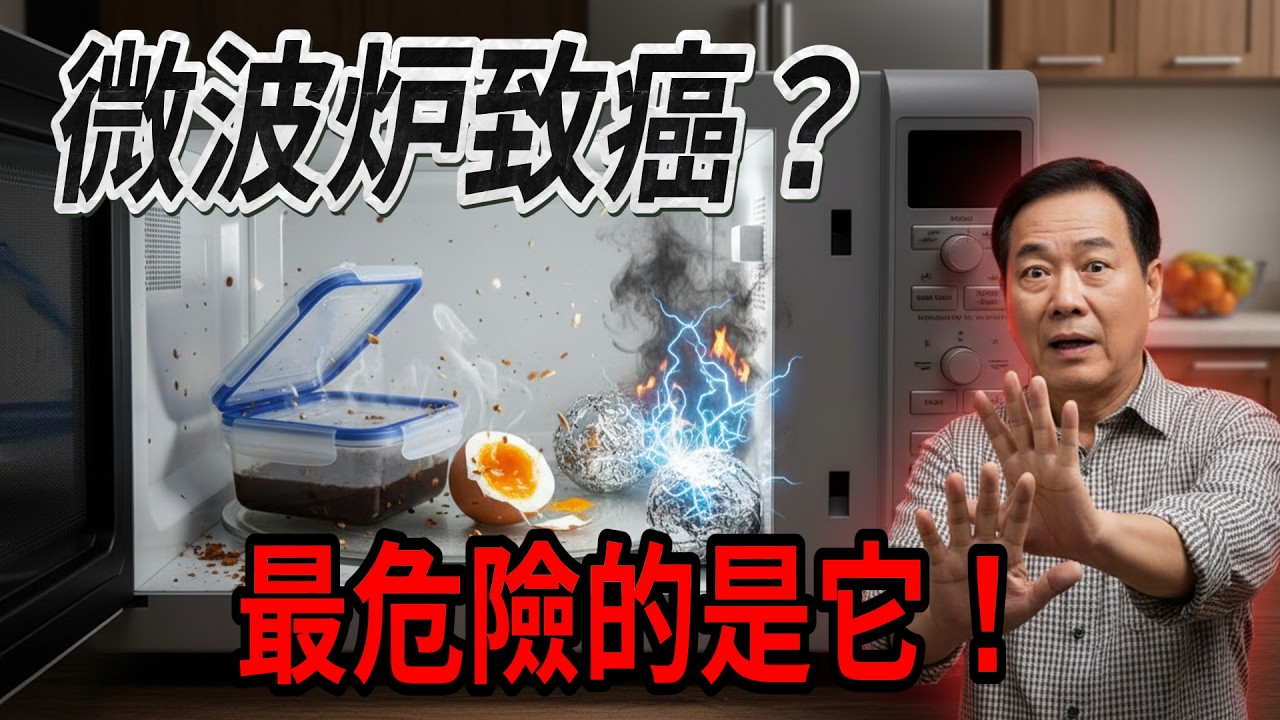 微波爐熱便當會得癌症？這5樣東西放進去才會真的爆炸！陳志偉教你「安全微波法」，雞蛋、金邊碗千萬別碰！