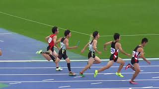 2017 第6回水戸カップ陸上 0805 中学対抗男子4×100mR