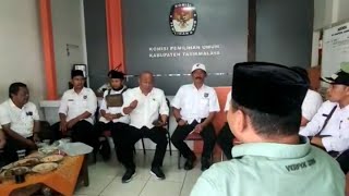 Apdesi Kecamatan Karangnunggal Geruduk KPU Kabupaten Tasikmalaya