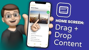 How to DRAG AND DROP Between Apps on iPhone
