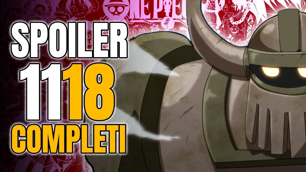 ONE PIECE SPOILER 1118 ANTICIPAZIONI ONE PIECE 1118 Onepiece1118 YouTube